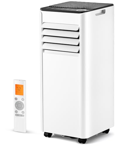Feelfunn 10000 BTU Portable Air Conditioner - Cools 450 Sq.Ft Quickly, 3-in-1 AC Unit with Remote, 24H Timer, Quiet Operation & Window Kit for Bedrooms Apartments Offices Dorms