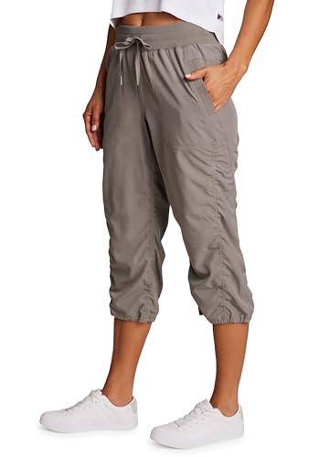 Image of RBX Active Capri Pants for Women Joggers Stretch Lightweight Women's Casual Pant Capri with Drawstring