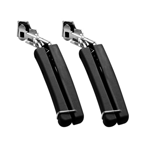 2 Pack Bowl Clip Stainless Steel Gripper Clips for Moving Hot Plate or Bowls with Food Out from Pressured Cooker Microwave Oven Air Fryer (Black/2pcs)