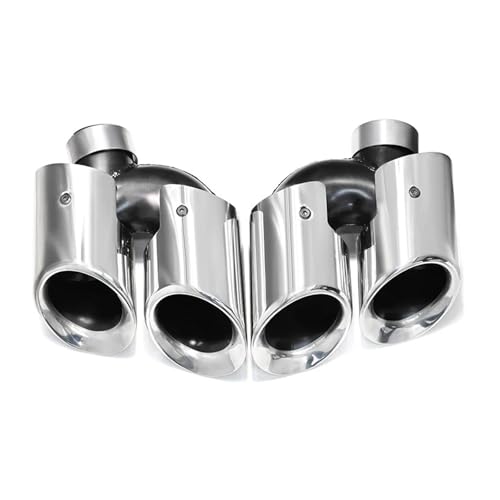 Embout échappement Macan 2.0T en inox pour look quad d'exception style Silver B