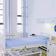 ملاءة سرير مستشفى ممتازة يمكن التخلص منها | 36 بوصة x 80 بوصة x 6 بوصة | مجهزة | للمنتجع الصحي، صالون الوشم، الصالون، المكتب الطبي، المستشفى، العيادة | حزمة من 50
