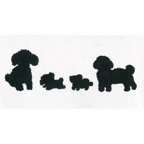 Amazon.co.jp: ファインホームのステンシルシート トイプードルSサイズ