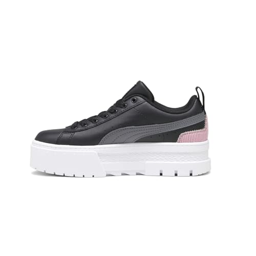 PUMA Kids Girls Mayze Sweater Weather Platform Sneakers Shoes - Pink, White3