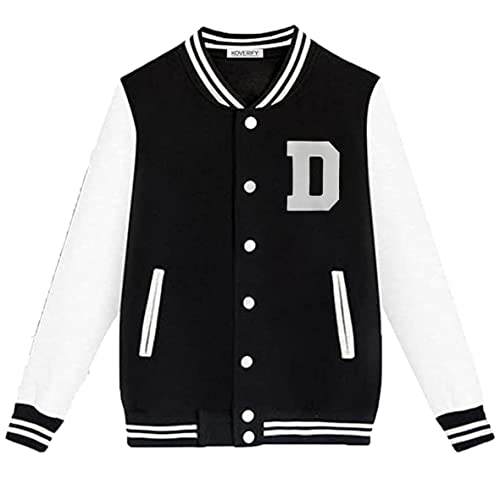 Image of Koverify Unisex Adult Cotton Blend Standard Length Letterman Jacket