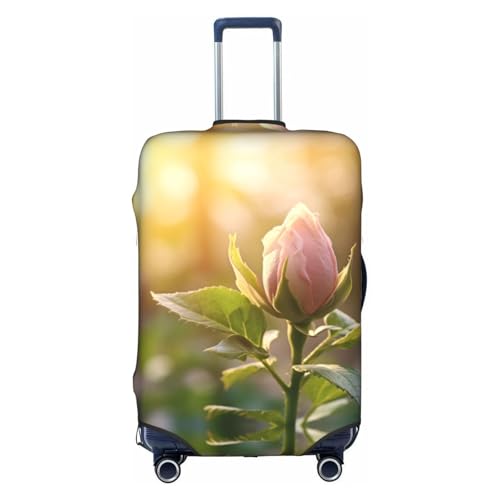 Budding roses Print Pretty Practical Washable Carry on Luggage Sleeve Large Suit Case Cover