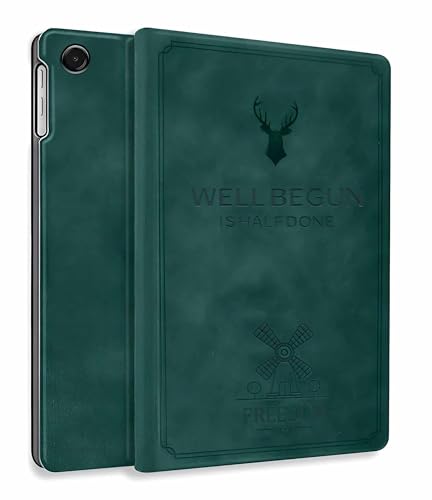 Image of ProElite Cover for Samsung Galaxy Tab A11 Plus 11 inch 2025, Deer Smart Flip Case Cover for Samsung Galaxy Tab A11+ 11 inch 2025, Dark Green