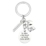 Perfeclan Llavero de regalo para el día del padre de hijo, hija, niños, llavero de regalo para papá, llavero para el día de San Valentín, bolso de fiesta para