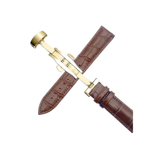 Bracelet de montre en cuir pour hommes avec remplacement universel 18mm 20mm