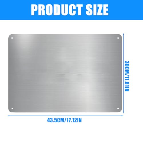 2 Stück Magnettafel Magnetboard, 43x30cm Magnettafel Magnetwand, Magnetisch Tafel für Feiertage, Magnetische Metalltafel, Magnetwand Kreidetafel für Wohnung Büro und Küche