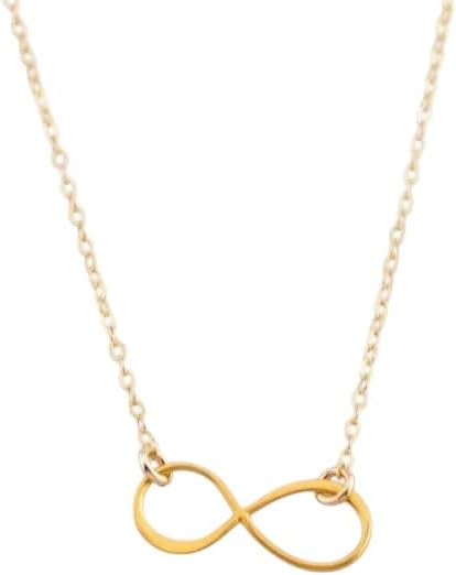 HotMixCold Infinity Necklace, Eternity Sister Everyday Jewelry Gift for Her | Available in Silver, Gold, or Rose Gold - Image 4