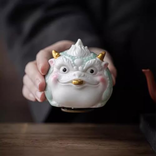 Mascota de té ZDEZHI atrae riqueza con cerámica giratoria exclusiva 5