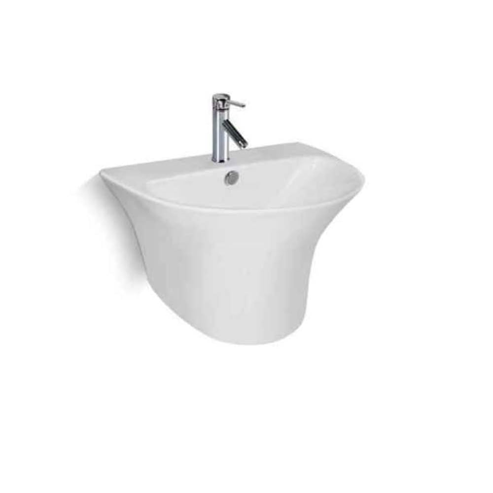 Danube Home Milano Wall Hung Wash Basin 902 White