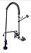T&S Brass B-0133-01-CR-8C Wall Mount 0.65 Gpm Pre-Rinse Faucet W/ 8" Adjustable Centers, B-0108-C