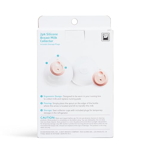 Munchkin Breast Milk Collection Cups, Silicone Milk Collector, 2 Pack - image 8