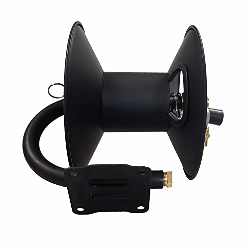 Mavpawiy High Pressure Hose Reel 50Ft, Heavy Duty Steel Hose Reel 4000Psi 3/8"Npt Pressure Washer Hose Reel Liquid Use(Hose Not Included) #TOP6