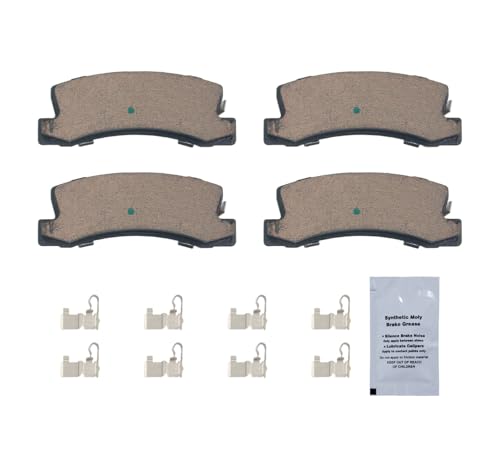 Image of HUSCH Rear Ceramic Brake Pads Kit Fit For Lexus ES300 1992-1999 | For Lexus RX300 1999-2003, For ES250 1990-1991, For Toyota Solara 1999-2000, For Celica 1986-1995, For Camry 1987-1999