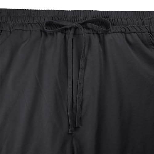 Jogger Cargo Pants for Men Elastic Waist Drawstring Relaxed Fit Tapered Lightweight Utility Work Casual Sweatpants3