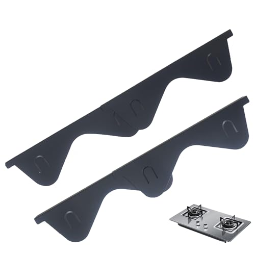 Befeixue Protectores De Cocina para Encimera | Cubierta De Encimera De Acero Inoxidable - Juego De 2 Protectores Retráctiles para Encimeras, Placas Y Relleno De Ranuras