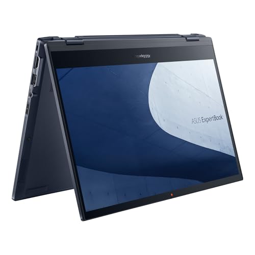 ASUS ExpertBook B5 Flip | Convertible | Star Black | 13,3' FHD Touch-Display | Core i5 1235U | RAM: 16GB | SSD: 500GB | Aluminium | Windows 11 Pro | Office 2024 Pro