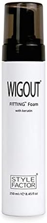 Style FactorWigout Fitting Foam with Keratin, 8.45 Ounce