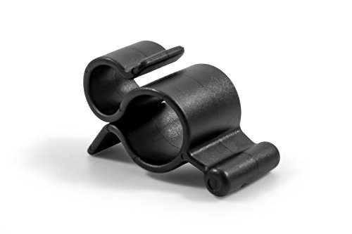 Camco Black Standard Awning Clip For Rope Light - Slides Into Awning Roller Bar Channel To Create A Convenient Hook | Two Hanging Positions | Holds Party Lights, Rv Lights, String Lights - (42708) #TOP2