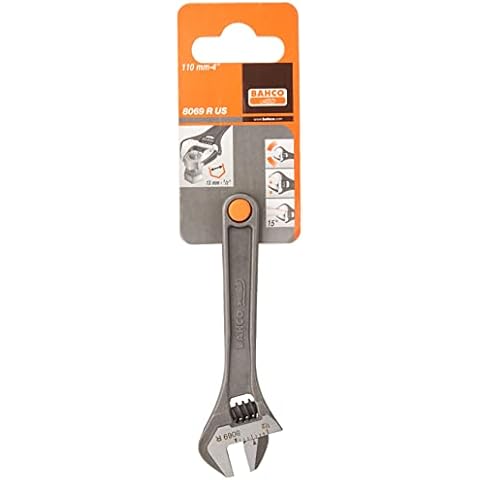 Bahco 8069 Adjustable Wrench, 100mm Length Cover