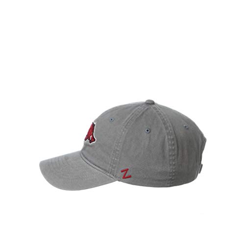 NCAA Arkansas Razorbacks Mens Adjustable Scholarship Hat Charcoal, Arkansas Razorbacks Charcoal, Adjustable, One size - image 5
