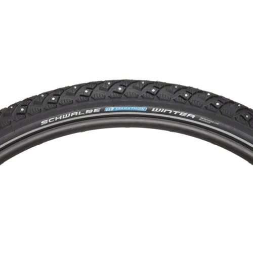 Schwalbe Marathon Winter Plus Tire - 29 x 2, Clincher, Wire, Black/Reflective, Performance Line, 208 Steel Studs