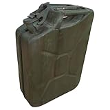 Bidón de metal con acabado artesanal