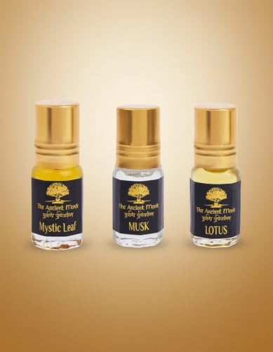 Image of Luxury Aromatic Roll-On Trio | Lotus, Mystic Leaf, Musk
