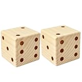 Dés d'apprentissage en bois : leur design détaillé les rend attrayants et amusants. ce dé en bois est idéal pour les fêtes et autres occasions