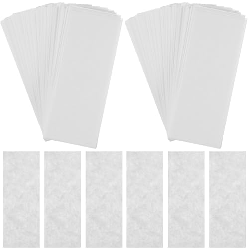 UKCOCO 200 Pièces Papier de Laboratoire Blanc pour Absorption D'eau et Nettoyage, Papier Chromatographique pour Instituts de Recherche et Laboratoires