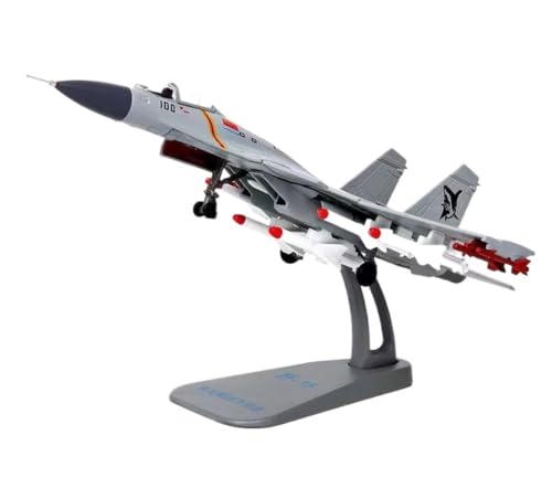 Modelo J-15 escala 1:100 réplica robusta anti caída en aleación metálica con base reforzada