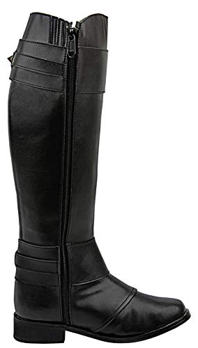 Mens Man Desire Fashion Stylish Motorcycle Riding Leather Tall Knee High Boots Color Black…3