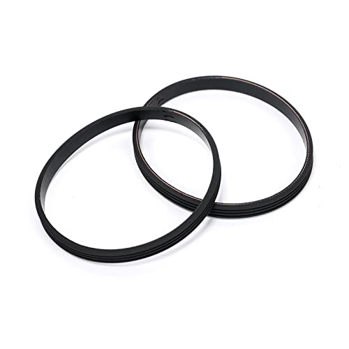 2 Stück Staubsauger-Gummiriemen 4EPH219 (4 Rillen, Umfang 219 mm x Breite 7,2 mm), kompatibel mit Shark NV601UKT AZ2002 AZ2000
