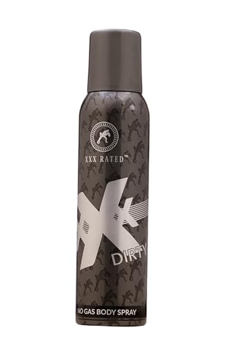 XXX Rated Bold & Dirty No Gas Body Spray Combo | Intense & Bold Scent | 120 ml Each