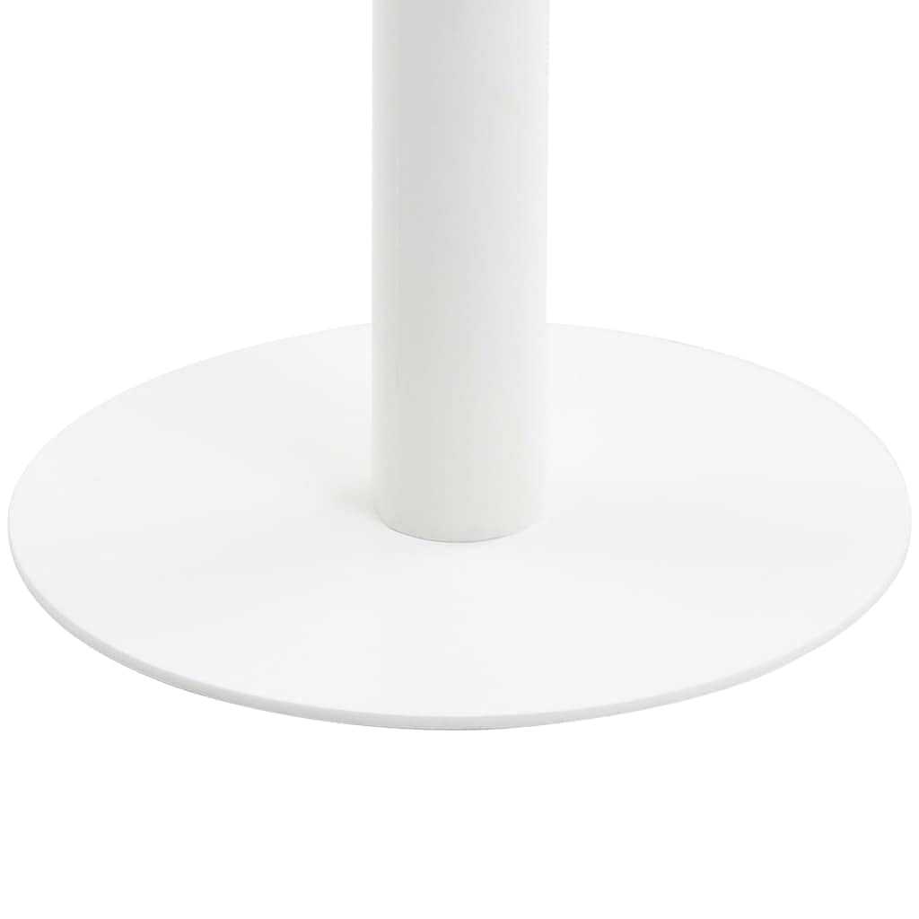 Tavolo da bistrot marrone chiaro, 50 cm, pannello MDF con venature del legno, tavolo rotondo per 2 persone, ideale per ristorante, caffetteria, bar, sala da pranzo, cucina, moderno