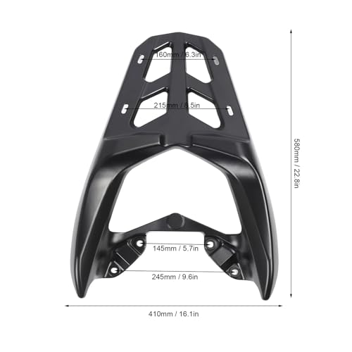 Support de rangement arrière en alliage d'aluminium durable pour Nmax