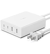 【VGP 2022受賞】Belkin 108W GaN急速充電器 4ポート(USB-C×2&USB-A×2) 電源ケーブル(2メートル) iPhone / iPad / iPad Pro / i...