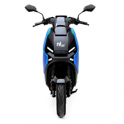 Image of EOX ROX Electric Scooter for Adults | 48V Removable Lithium Battery | 50-60 km Long-Range Ride | Lightweight Non-RTO E-Scooter (SPORTS BLUE)