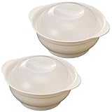 イノマタ化学(Inomata Kagaku) 電子レンジ調理器 レンジで簡単袋ラーメン 1.2L 2個セット日本製 鍋 丼 麺 即席 インスタント アレンジ 調理器 塩 カップメン 味噌 醤油 レシピ スーパー 料理 クッカー 9454