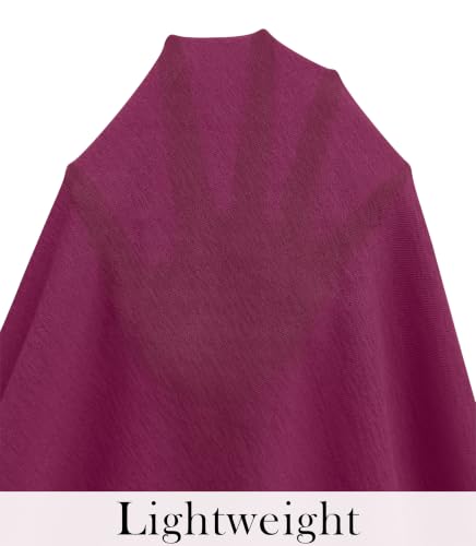 Image of Iandroiy Women's 3 /4 Sleeve Shrugs Lightweight Open Front Cropped Cardigan for Women