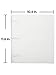 JAM PAPER Plastic 2 inch Binder - Clear 3 Ring Binder - Sold Individually