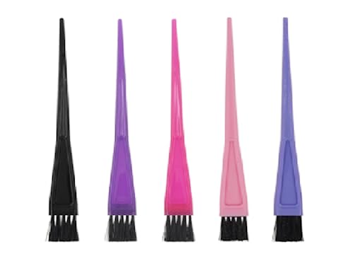 MYYNTI Juego de brochas para teñir el cabello, mini brochas para teñir el cabello, cepillo profesional para teñir el cabello, cepillo aplicador de color, cepillo para decolorar el cabello (multicolor