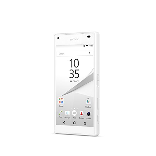Sony Xperia Z5 Compact   Teléfono desbloqueado   Embalaje al por menor   Blanco