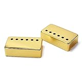 Mikinona 2個カバー ホールメタル製 耐久性と防傷性 エレキギター用 に 簡単装着可能のピックアップケース