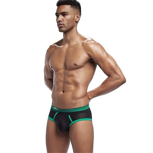 Men's Underwear Briefs Mens Sexy Underwear Breathable Mesh Briefs Soft Bulge Pouch Underwear3