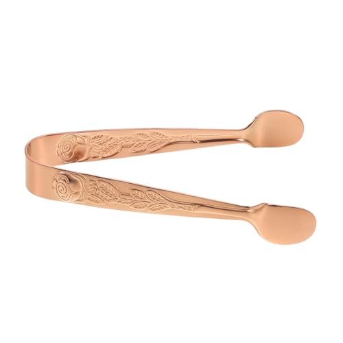 STOBAZA Convenient Stainless Steel Ice Tong For Household Use Multi-function Sugar Cube Tong For Desserts And Ice Supply Sugar Cube Clamp