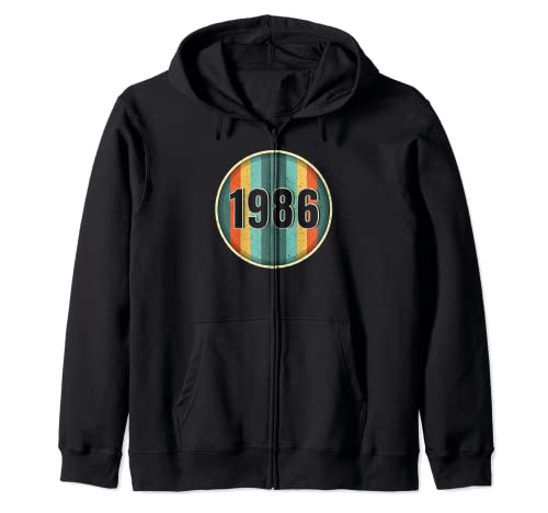Camisetas vintage de cumpleaños de 1986 para mujer, divertidas camisetas de cumpleaños de 1986 Sudadera con Capucha