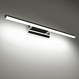 Apariencia: La lámpara de espejo LED Luxvista tiene un hermoso diseño y buenas cualidades hechas de acero inoxidable. Ángulo de haz de 120 ° podemos ajustar el ángulo de luz de acuerdo con nuestras especificaciones. Hay un interruptor al pie de la lámpara. Esto hace que sea conveniente para nosotros encender o apagar la lámpara.